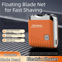Load image into Gallery viewer, Double Head Mini Electric Shaver LCD Display Powerful Motor Men's Beard Trimmer Comfortable Grip Efficient Shaving