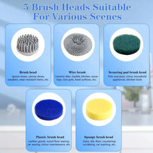 Load image into Gallery viewer, Wireless Electric Cleaning Brush Powerful IPX7 Waterproof USB Rechargeable Automatic Handheld Cleaner Multi Function Household