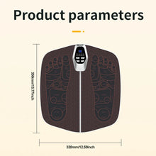 Load image into Gallery viewer, Electric EMS Foot Massager Pad with Remote Control Foldable Foot Circulation Massager 8-Mode Relaxation Tool