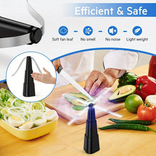 Load image into Gallery viewer, 2PCS/3PCS Fly Repellent Fan Dining Table Fan with Soft Blade Battery Portable Fly Repellent Fan for Picnic &amp; BBQ Fly Repeller