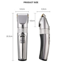 Load image into Gallery viewer, Professional Barber Hair Clipper Electric Shave Razor Finish Cutting Machine Beard Rechargeable Trimmer Shaver