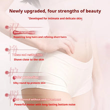 Load image into Gallery viewer, Dual Head Hair Trimmer Women Electric Razors Rechargeable Wet Dry Painless Shaver Machine Hair Remover For Body Private Areas