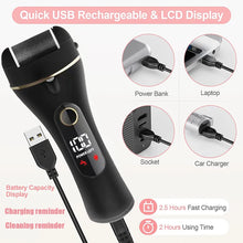 Load image into Gallery viewer, Electric Foot File Callus Remover Machine Pedicure Device Foot Clean Feet For Heel Hard Cracked Dead Skin Foot Grinder Tool