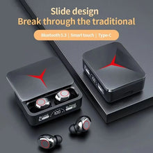 Load image into Gallery viewer, Bluetooth Earphones Slide Cover Charging Case Led Gaming Lights 3D Sound Long Battery Life Game Mode Instant Connection