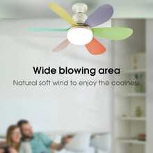 Load image into Gallery viewer, 40W Ceiling Fan Light LED E27 With Remote Control Dimming Suitable For Living Room Bedroom Kitchen And Home Use, 85-265V