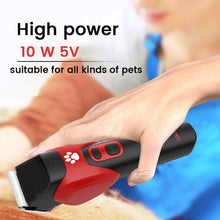 Load image into Gallery viewer, Electric Dog Clipper Dog hair Shaver With LED Light Pet Grooming Clippers For Large Dog Cat Haircut Trimmer Kits  Rechargeable
