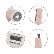 Load image into Gallery viewer, Facial Hair Removal for Women 4 in 1 Epilator Shaver &amp; Nose Hair Trimmer Cordless Rechargeable Wet &amp; Dry for Underarms Legs
