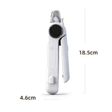 Load image into Gallery viewer, 2-in-1 Dog Cat Nail Grinder Ultra Quiet with Splash Guard Dog Cat Nail Trimmer LED Light Electric Pet Nail Clipper