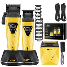 Load image into Gallery viewer, Hair Trimmer Professional Hair Cutting Machine Electric Beard Trimmer Cordless Clipper Barber Combo Trimmer for Men