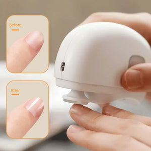 Electric Nail Clipper Grinding and Polishing 2 in 1 Multifunctional Portable Automatic Nail Cutter Electric Manicure Tool