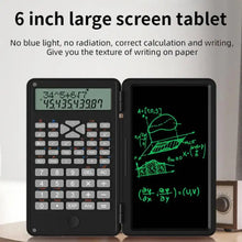 Load image into Gallery viewer, 6 INCH Scientific Calculator With LCD Writing Tablet 240 Functions Professional Calculators For School Students Office Assistant