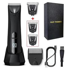 Load image into Gallery viewer, Shaver for Sensitive Areas Body Trimmer For Men Painless Epilator Rechargeable Shaver For IPX7 Electric Body Hair Trimmer