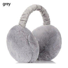 Load image into Gallery viewer, Fashion Autumn Winter Earmuffs Women Men Ear Warmer Plush Solid Color Adjustable Foldable Ear Muffs Earflap Earmuffs
