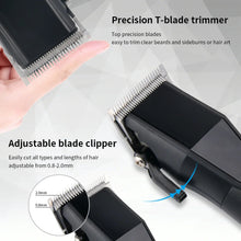 Load image into Gallery viewer, Professional Combo Kits Hair Clipper Electric Hair Trimmer For Men Rechargeable Cordless Haircut Machine Lithium Ion