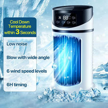 Load image into Gallery viewer, Portable Air Conditioner USB Mini Air Conditioner Air Cooler Fan Water Cooling Fan Air Conditioning air cooler For Home Office