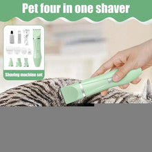 Load image into Gallery viewer, Cat Foot Hair Trimmer 4 In 1 Electric Clippers For Precision Trimming Pet Foot Shaving Waterproof Quiet Working Dog Shaver