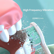 Load image into Gallery viewer, Ultrasonic Sonic Electric Toothbrush Rechargeable for Adults 6Mode Automatic Tooth Brush Teeth Whitening with 4 Replacement Head