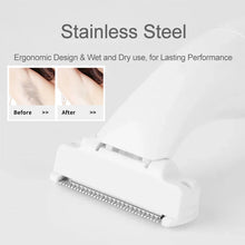 Load image into Gallery viewer, Electric Razor for Women Removal for Body Nose Hair Trimmer Face Shavers Eyebrow Leg Armpit Bikini Area Pubic Underarms Razors