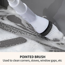 Load image into Gallery viewer, 6 in 1 Electric Cleaning Brush Cordless Electric Spin Cleaning Scrubber Shower Cleaning Brush Kitchen Bathroom Cleaning Gadgets