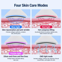 Load image into Gallery viewer, Electric Neck Beauty Instrument EMS Color Light Remove Neck Lines Vibration Neck Massager Lifting &amp; Tightening Beauty Instrument