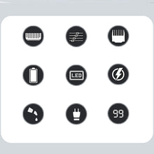 Load image into Gallery viewer, Men's Barber Clipper Hair Clipper Set Cordless Hair Clipper Beard Trimmer Haircut Beauty Rechargeable Shaver