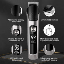 Load image into Gallery viewer, All In 1 Hair Trimmer For Men Beard Grooming Kit Electric Shaver Body Groomer Hair Clipper Facial Nose Ear Trimmer Washable