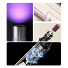 Load image into Gallery viewer, Gifts Rechargeable Manicure and Pedicure Machine Portable 2-in-1 Nail Polisher with Lamp LCD Display Nail Drill