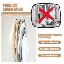Load image into Gallery viewer, Clothes Hanger Connector Hooks Triangles Closet Extender Hangers Heavy Duty Space Saving Cascading Clothes Organizer
