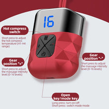 Load image into Gallery viewer, Electric Smart Hanging Neck Massager 16 Levels Muscle Massager Hot Compress Mini Neck and Cervical Massager Relaxation Machine
