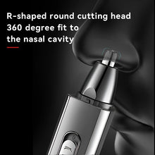 Load image into Gallery viewer, Professional Electric Nose Hair Trimmer 3 In 1 Sideburns Knife Head Eyebrow Trimming Nose Hair Shaver Nose Hair Trimmer