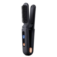 Load image into Gallery viewer, Hair Straightening Comb 2 In 1 Digital 3 Temperature Adjustable Hair Flat Iron For Women Female
