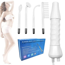 Load image into Gallery viewer, High-Frequency Electrode Rod With 4 Neon Electrotherapy Glass Tube Acne Removal And Beauty Machines