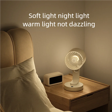 Load image into Gallery viewer, Cordless Electric Fan 4000mAh Portable Air Circulator Fan Desktop Wall Ceiling Air Cooling Cooler Quiet Oscillating Ventilator