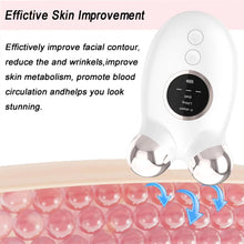 Load image into Gallery viewer, Facial Massager EMS Microcurrent Lifting Device Face Roller Anti Wrinkle V Shape Lift Chin-up Face Lift Machine Skincare Tool