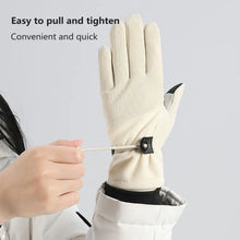 Load image into Gallery viewer, 1 Pair Women Winter Warm Gloves Touch Screen Fleece Lined Windproof Gloves Thicken Warm Snow Gloves for Outdoor Cycling Skiing