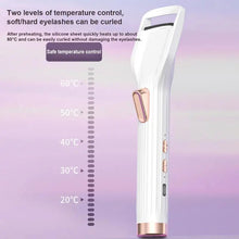 Load image into Gallery viewer, Portable electric Hair dryer Rechargeable Natural Arc Heated Eyelash Curler long-lasting shaping eyelash clip Makeup Tools