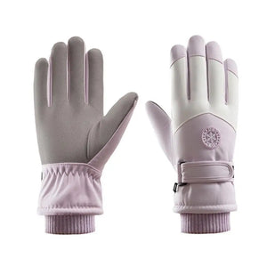 Temperature Locking Gloves Winter Cycling Gloves Screen Anti-slip Wrist Warm Thick Material for Unisex