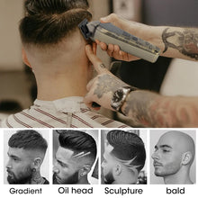 Load image into Gallery viewer, 2 in 1 All-metal Electric Hair Clippers Set High-power Hair Trimmer for Men Barber Hair Cutting Machine Tools