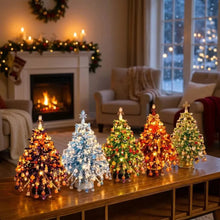 Load image into Gallery viewer, Handmade Bead Weaving Christmas Tree DIY Kit Desktop Holiday Decoration Beaded Xmas Ornament Festive Craft Present