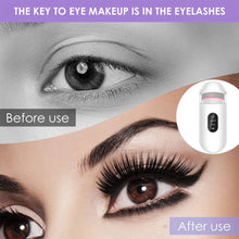 Load image into Gallery viewer, Electric Heated Eyelash Curlers Portable Long-Lasting Styling Eyelash Curler Electric Heated Comb Makeup Tool