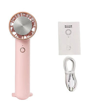 Load image into Gallery viewer, Handheld Ice-Coated Semiconductor Cooling Fan Fan Camping Fan Easy Carrying White