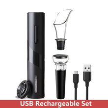 Load image into Gallery viewer, Automatic Electric Wine Openers for Beer USB Rechargeable Beer Bottle Openers Corkscrew Wine Beer Cap Opener Kitchen Accessories