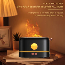 Load image into Gallery viewer, 200ML Flame Aroma Diffuser USB Air Diffuser Humidifier with 3 Colors LED Essential Oil Flame Lamp Difusor Night Light