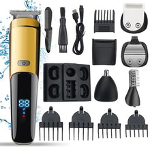 Load image into Gallery viewer, Digital Display All In 1 Hair Nose And Ears Trimmer For Men Eyebrow Beard Trimmer Electric Hair Clipper Grooming Kit Haircut