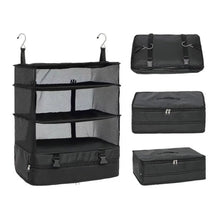 Load image into Gallery viewer, Household Supplies Multifunctional Clothing Travel Storage Three-layer Hanging Bag Travel Storage Bag