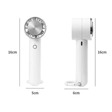 Load image into Gallery viewer, Handheld Ice-Coated Semiconductor Cooling Fan Fan Camping Fan Easy Carrying White