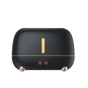 Stylish and Compact USB Flame Aromatherapy Machine with Visible Water Level Efficient 250ml Capacity Portable Desktop Freshen