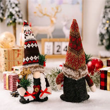 Load image into Gallery viewer, Christmas Decorations, Chrismtas Gnome Home Decoration Indoor, Handmade Christmas Gnome, Great For Table Decoration