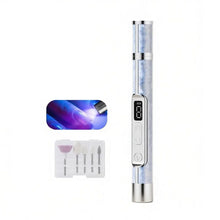 Load image into Gallery viewer, Gifts Rechargeable Manicure and Pedicure Machine Portable 2-in-1 Nail Polisher with Lamp LCD Display Nail Drill