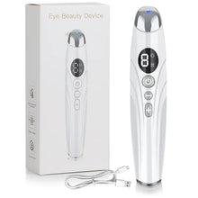 Load image into Gallery viewer, Electric Eye Massager Vibrating Beauty Device Color Light Heating High-Frequency Vibration Wrinkle Removal Eye Care Pen